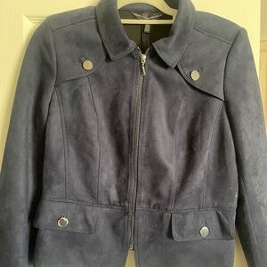 NWT White House Black Market Ultra Suede Jacket SZ S